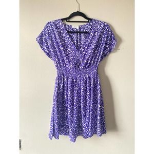 Womens Sienna Sky Floral Summer Blue Dress